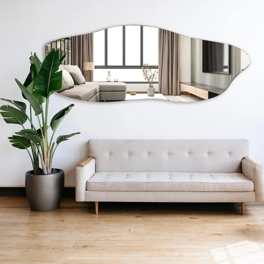 Large Flame Organic Decorative Mirror – Full-Length Design – 70 x 170 cm Spiegel Weltt