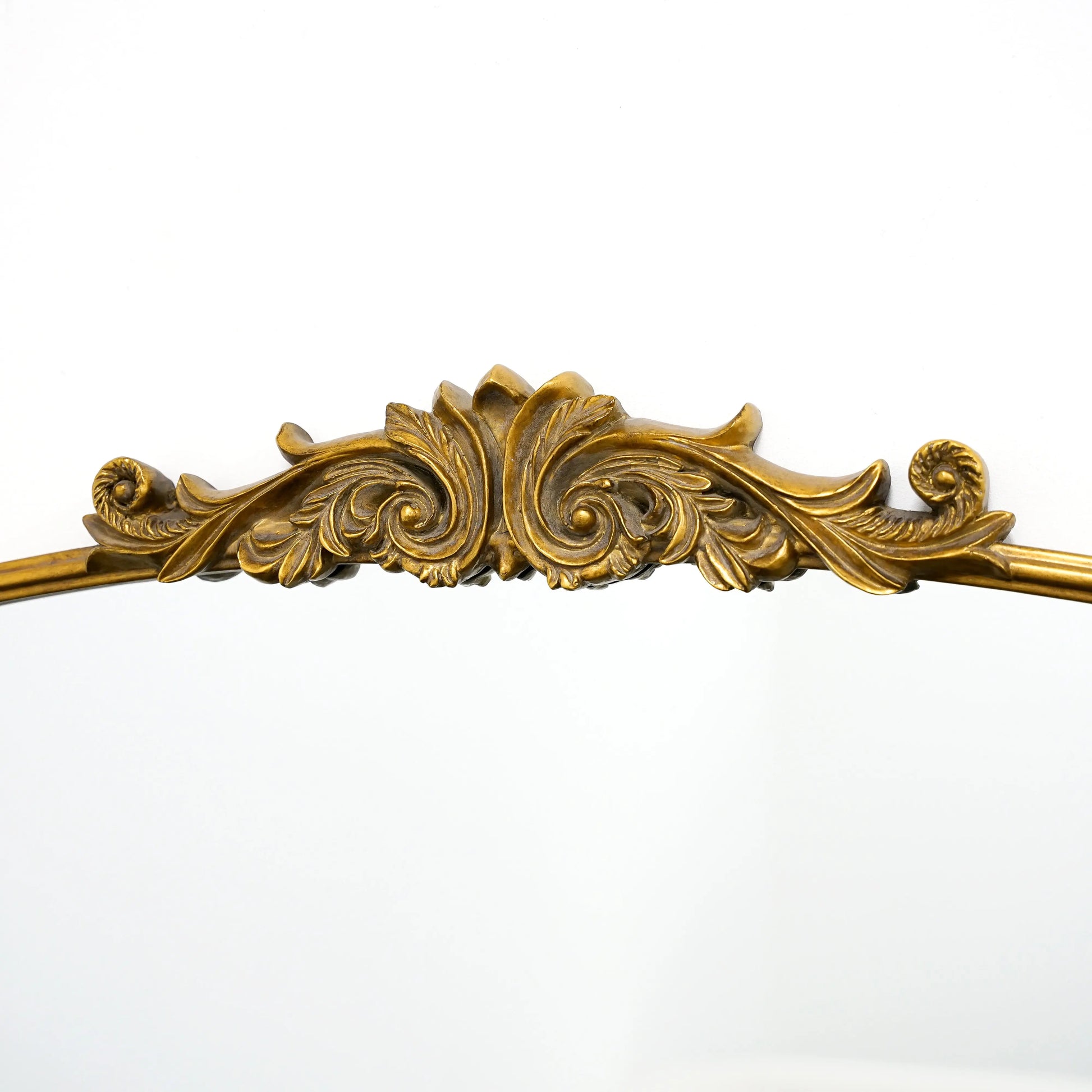 Amélia Large Format Arched Mirror – Antique Gold Metal (186 x 100 cm) Spiegel Weltt