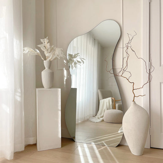 Edge XL Organic Frameless Full Length Mirror - Asymmetrical Pond Design (170 x 80 cm) Spiegel Weltt
