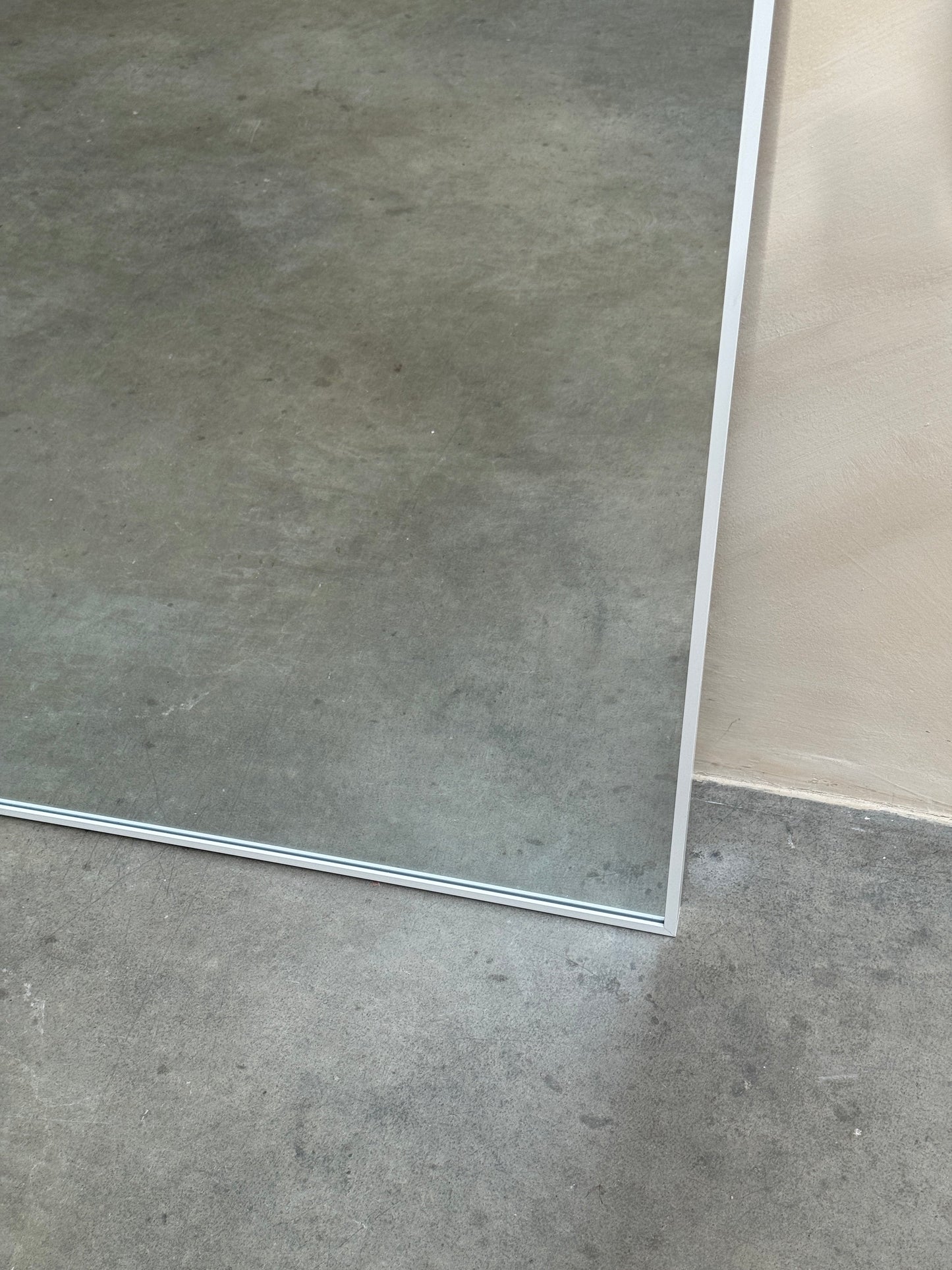 Moon Loft Rectangular Mirror - Industrial and Chic Style - 200cm x 100cm White Mirrorum