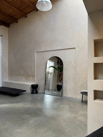 Moon Loft Wall Mirror - Minimalist Industrial Style - 200cm x 100cm Black Mirrorum