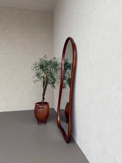 Mira Walnut Organic Wood Floor Mirror – 200 x 100 cm Mirrorum