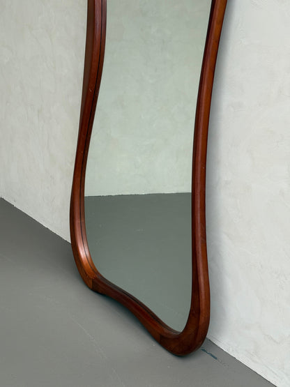 Mira Walnut Organic Wood Floor Mirror – 200 x 100 cm Mirrorum