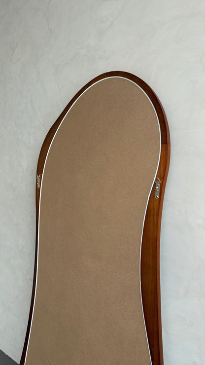 Mira Walnut Organic Wood Floor Mirror – 200 x 100 cm Mirrorum