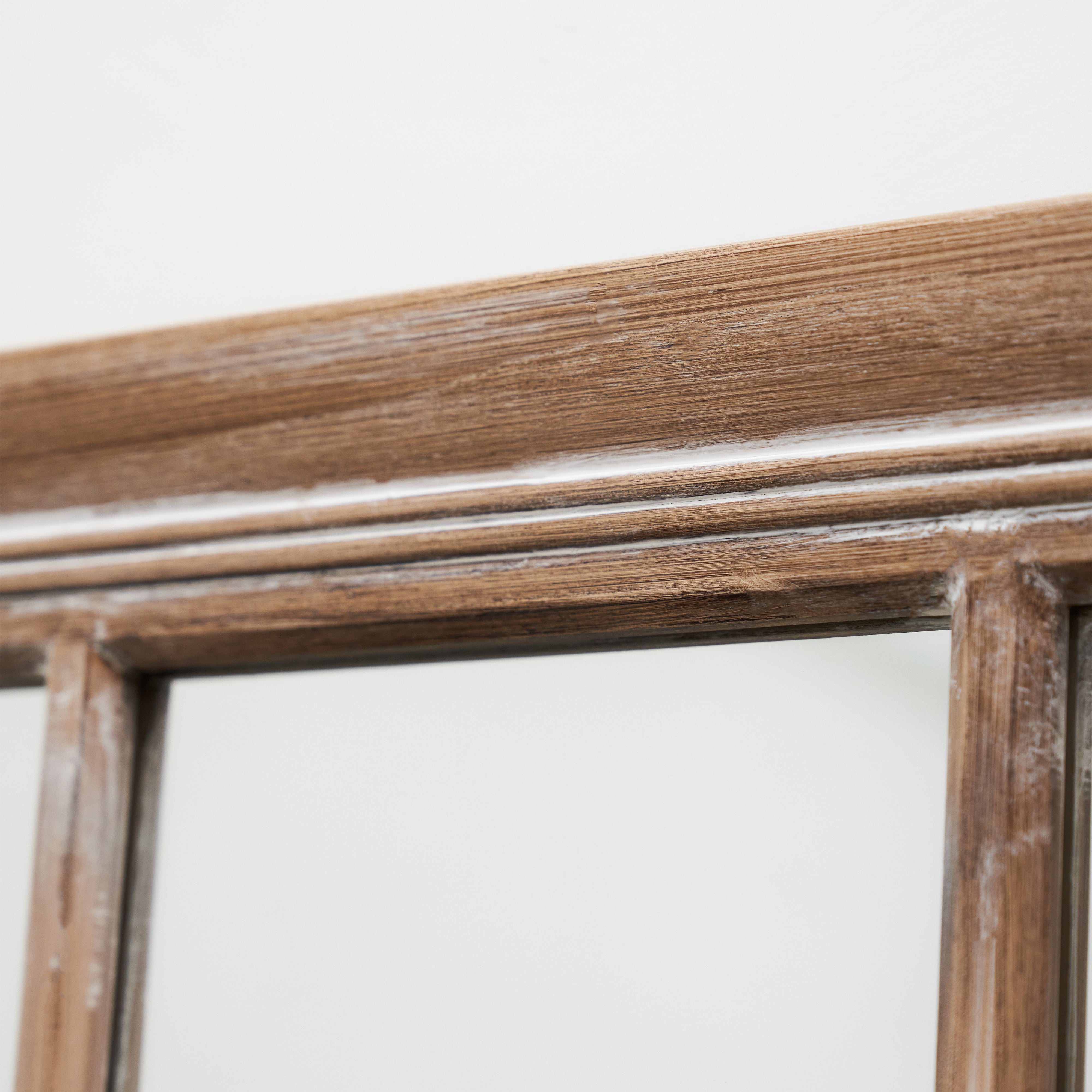 Specchio a Finestra Sasha Rovere Intero - Stile Rustico Shabby Chic (180 x 100 cm)