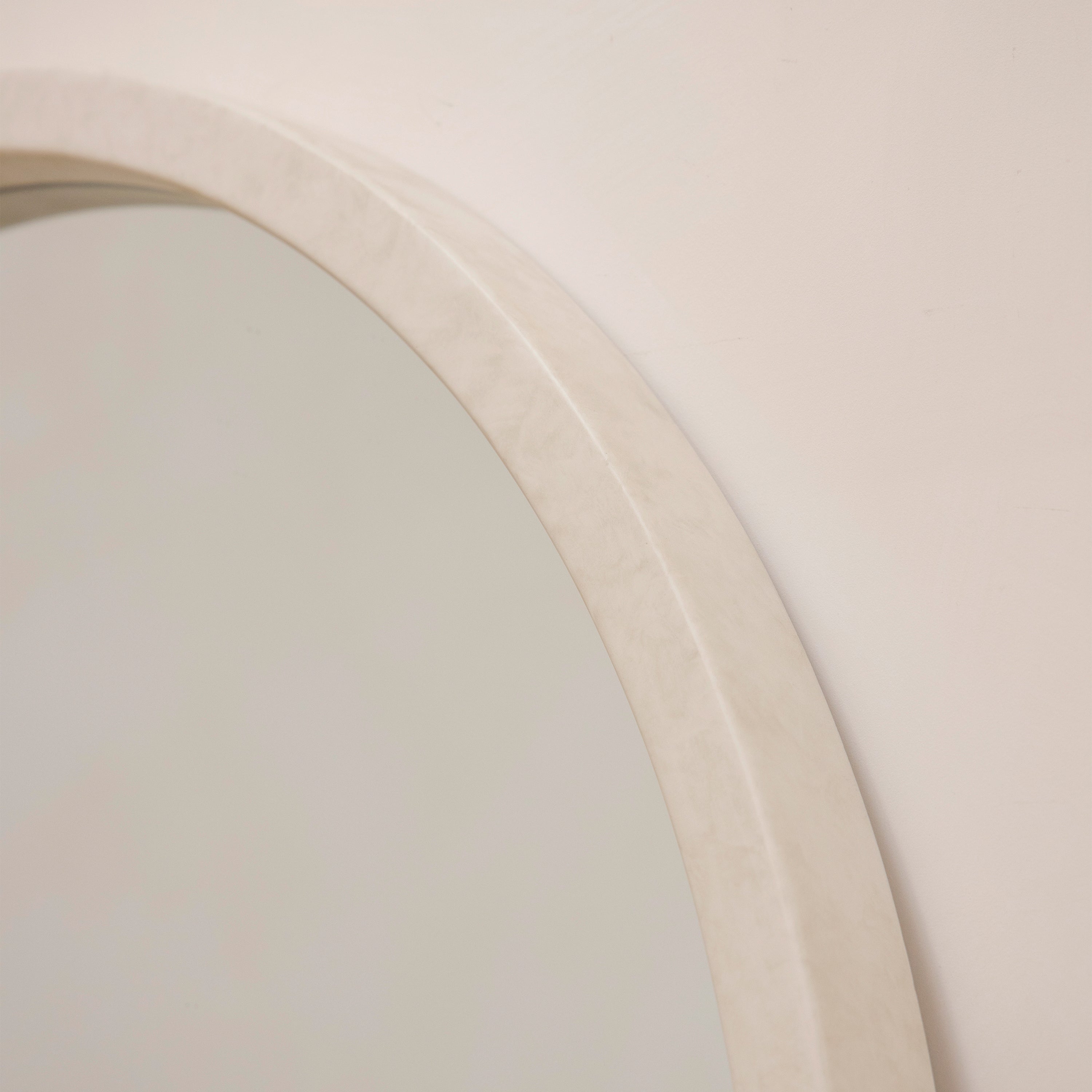 Tamara XL Arched Wall Mirror - Industrial Concrete Finish - 190 x 110 cm