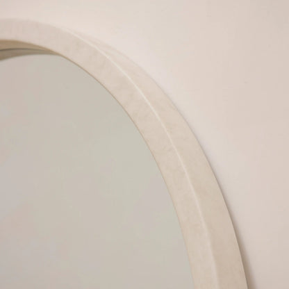Tamara XL Arched Wall Mirror - Industrial Concrete Finish - 190 x 110 cm Spiegel Weltt