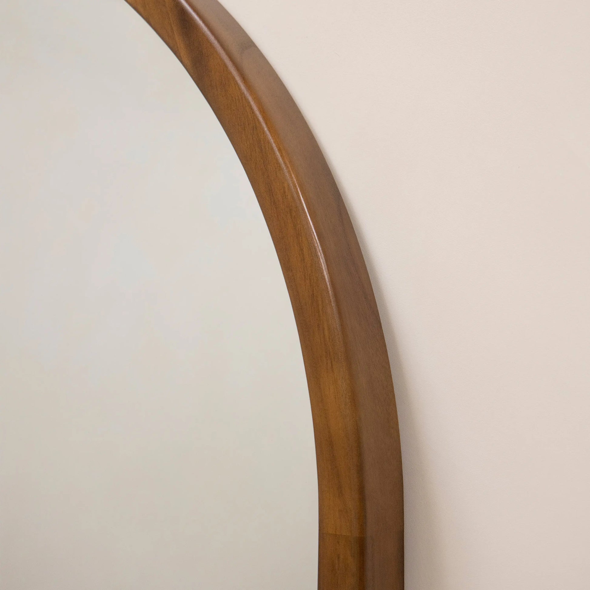 Tamara Arch Full-Length Solid Wood Mirror - Walnut Finish, 190 x 110 cm Spiegel Weltt