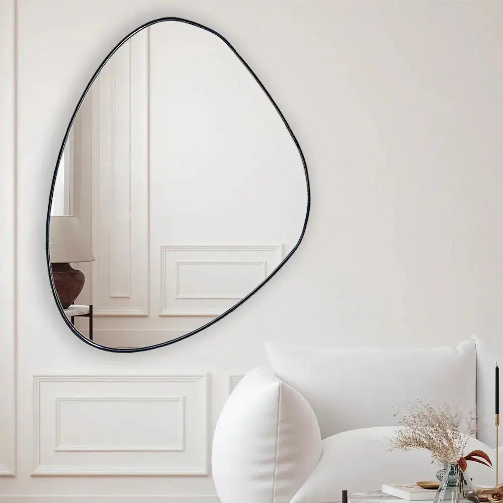 Premium Glamour Rectangular Wall Mirror - 100x75cm Mirrorum