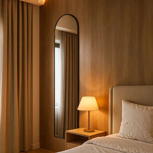 Full-Length Vertical Arch Mirror - Premium 38x160cm Standing Mirror Mirrorum