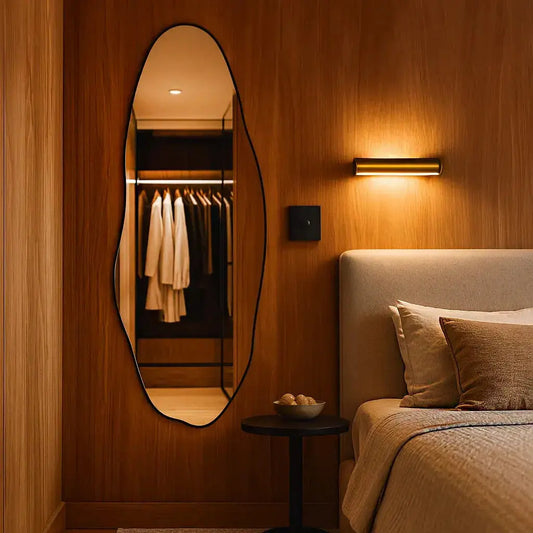 Stone G Large Organic Mirror - Modern Full-Length Design (160x70cm) Mirrorum