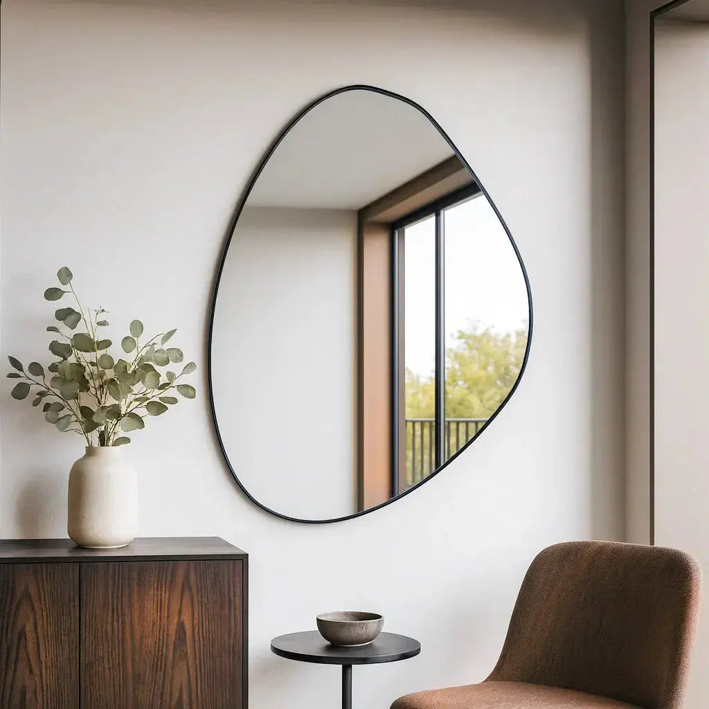 Premium Glamour Rectangular Wall Mirror - 100x75cm Mirrorum