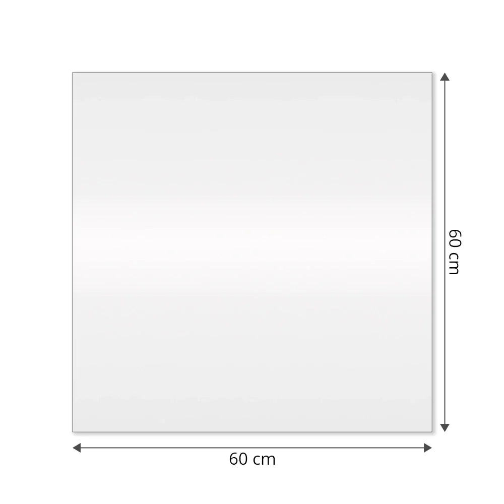 Modern Square Slim LED Mirror - Decorative Bathroom Wall Mirror with Premium Illumination