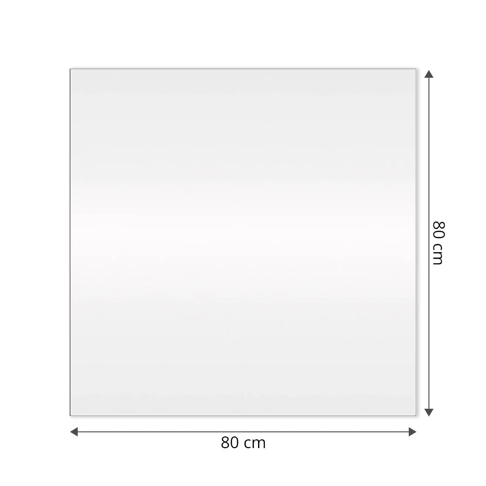 Modern Square Slim LED Mirror - Decorative Bathroom Wall Mirror with Premium Illumination