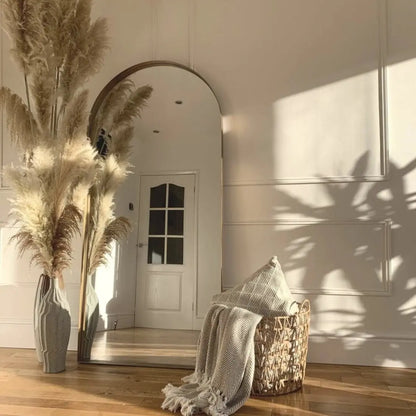 Arcus Large Arched Full-Length Mirror - Premium Gold Metal Frame - 170 x 80 cm Spiegel Weltt