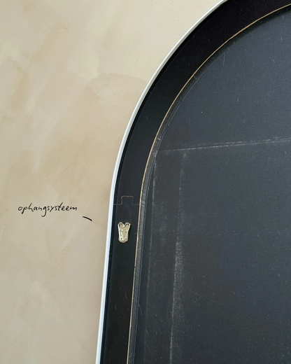 Moon Loft Rectangular Mirror - Industrial and Chic Style - 200cm x 100cm White Mirrorum