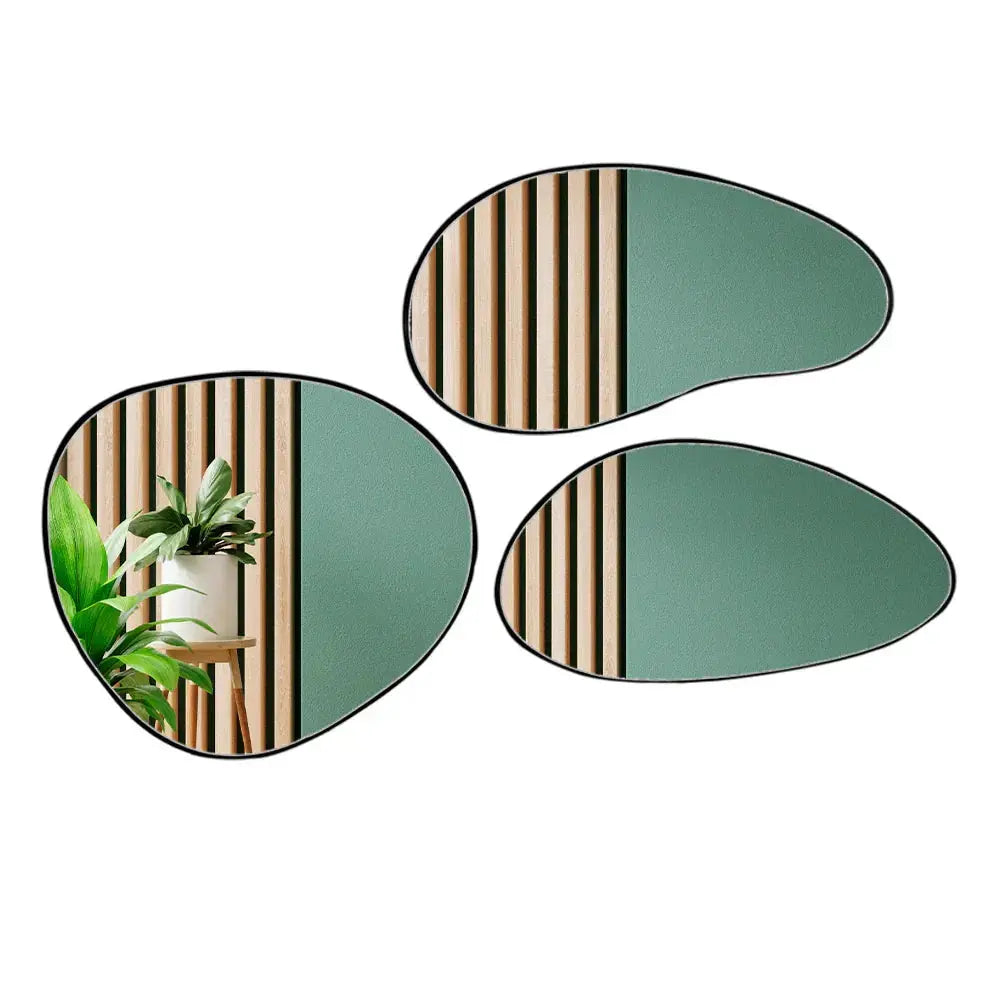 Gouttes II Organic Drop Design Mirror Wall Composition - 180x130cm Mirrorum